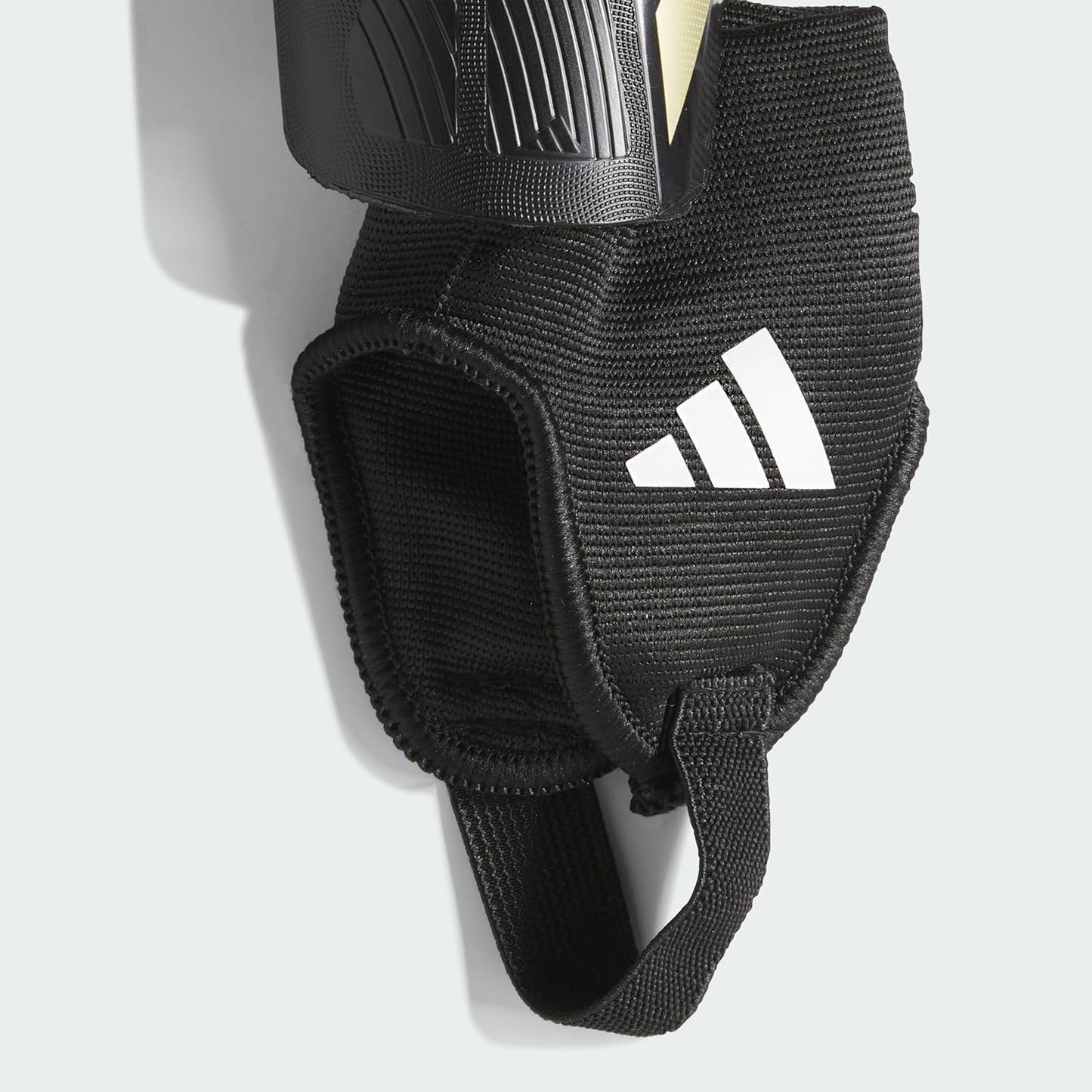 Adidas Tiro Match Junior Soccer Shin Guards with Ankle Protection - Black/Gold, Medium