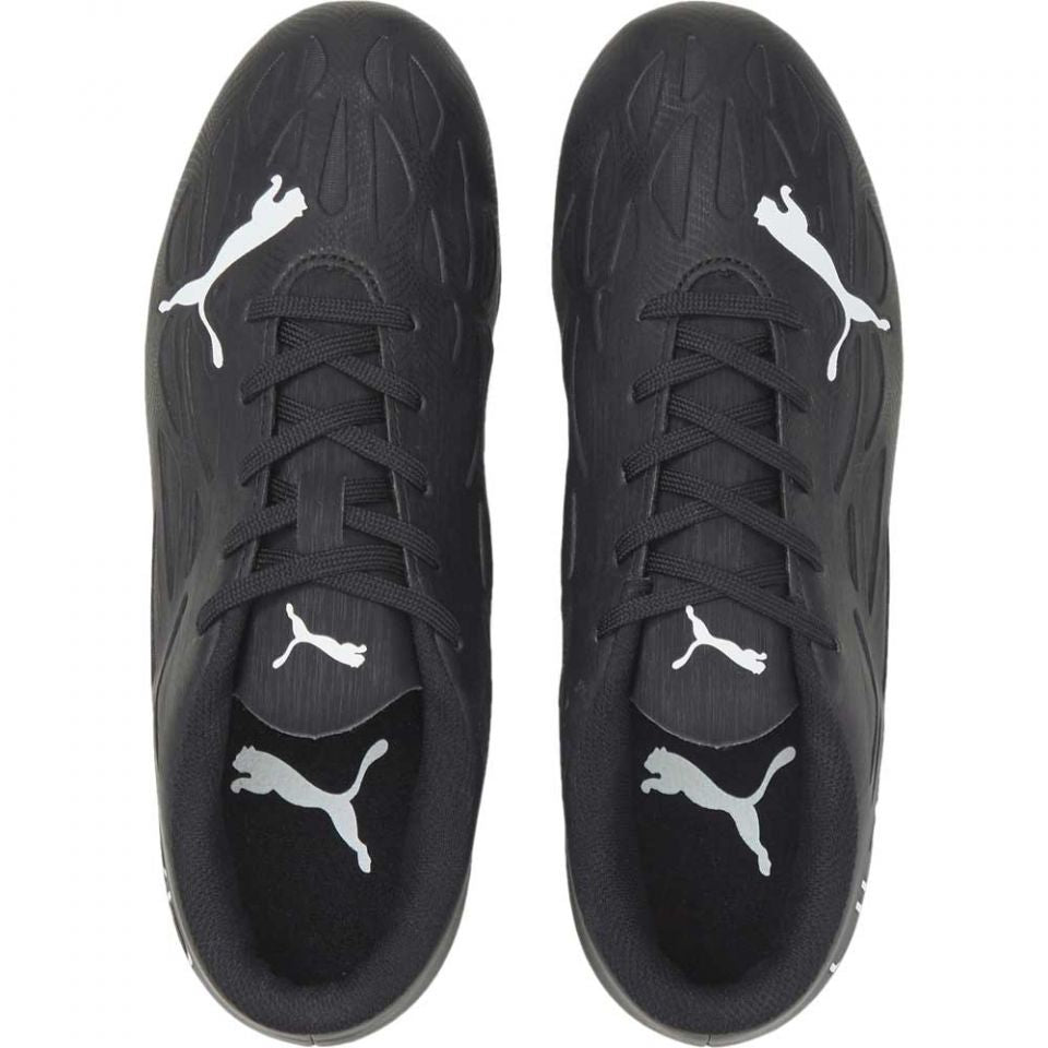 Puma Ultra 4.4 FG/AG Junior Soccer Cleats - Black/White/Fizzy - Size 12C