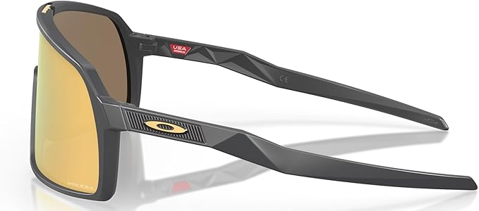 Oakley Men's Sutro S Sunglasses - Matte Carbon Frame with Prizm 24k Gold Lenses
