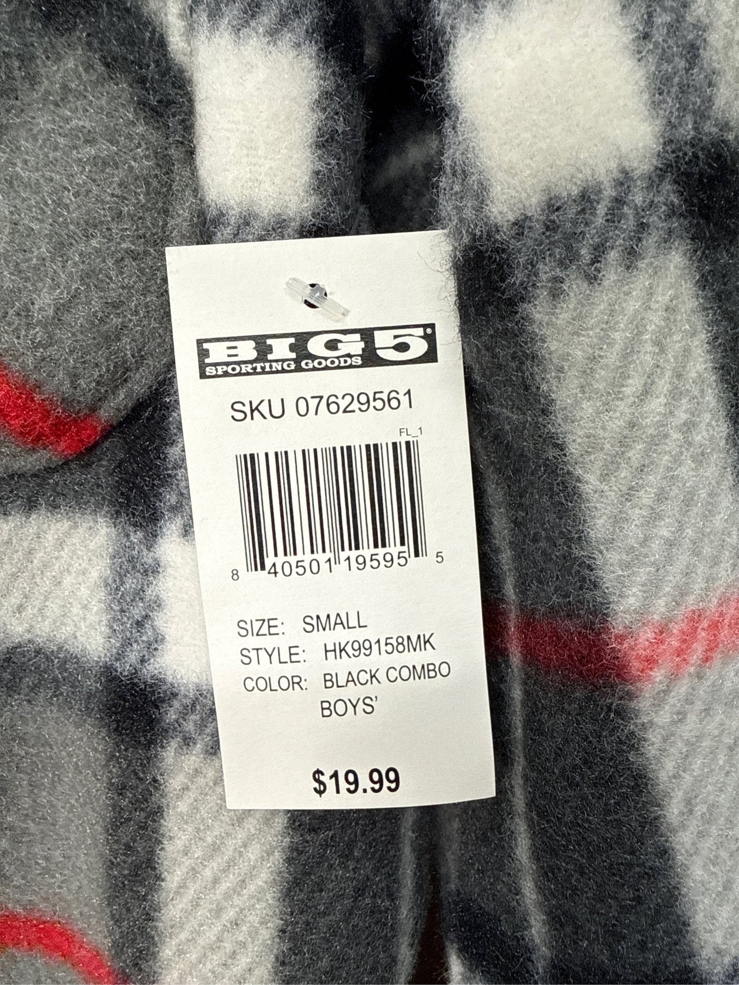 Original Deluxe Boys' Sherpa-Lined Plaid Shirt Jacket - Black Combo, Small