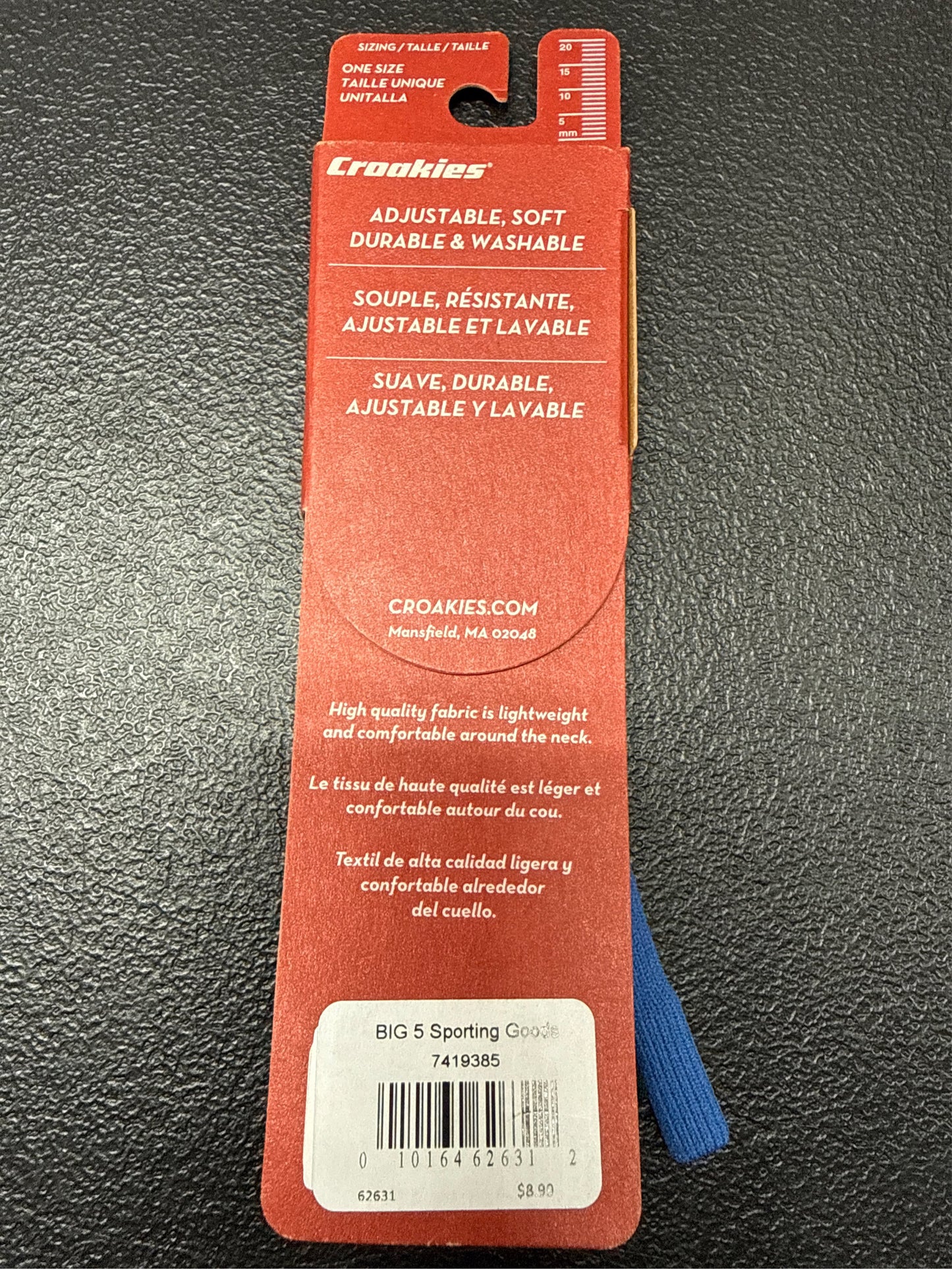 Croakies Cotton Suiter Adjustable Eyewear Retainer - Royal Blue