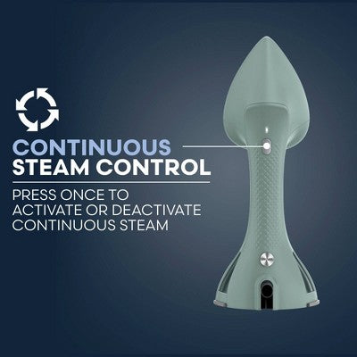 Conair ExtremeSteam 2-in-1 Handheld Garment Steamer & Iron - Pistachio Green