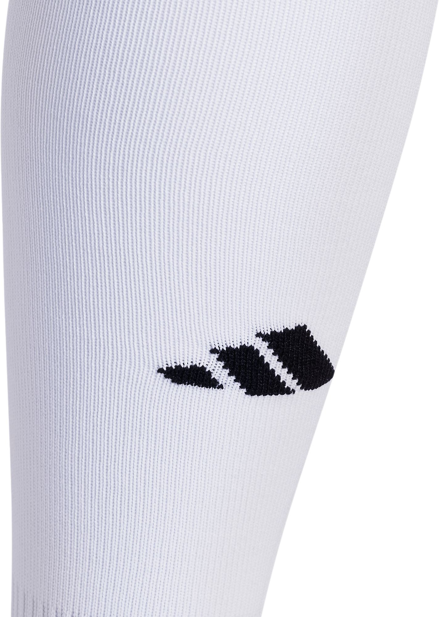 Adidas Unisex Metro VI Soccer Socks - White/Clear Grey/Black, Size Small