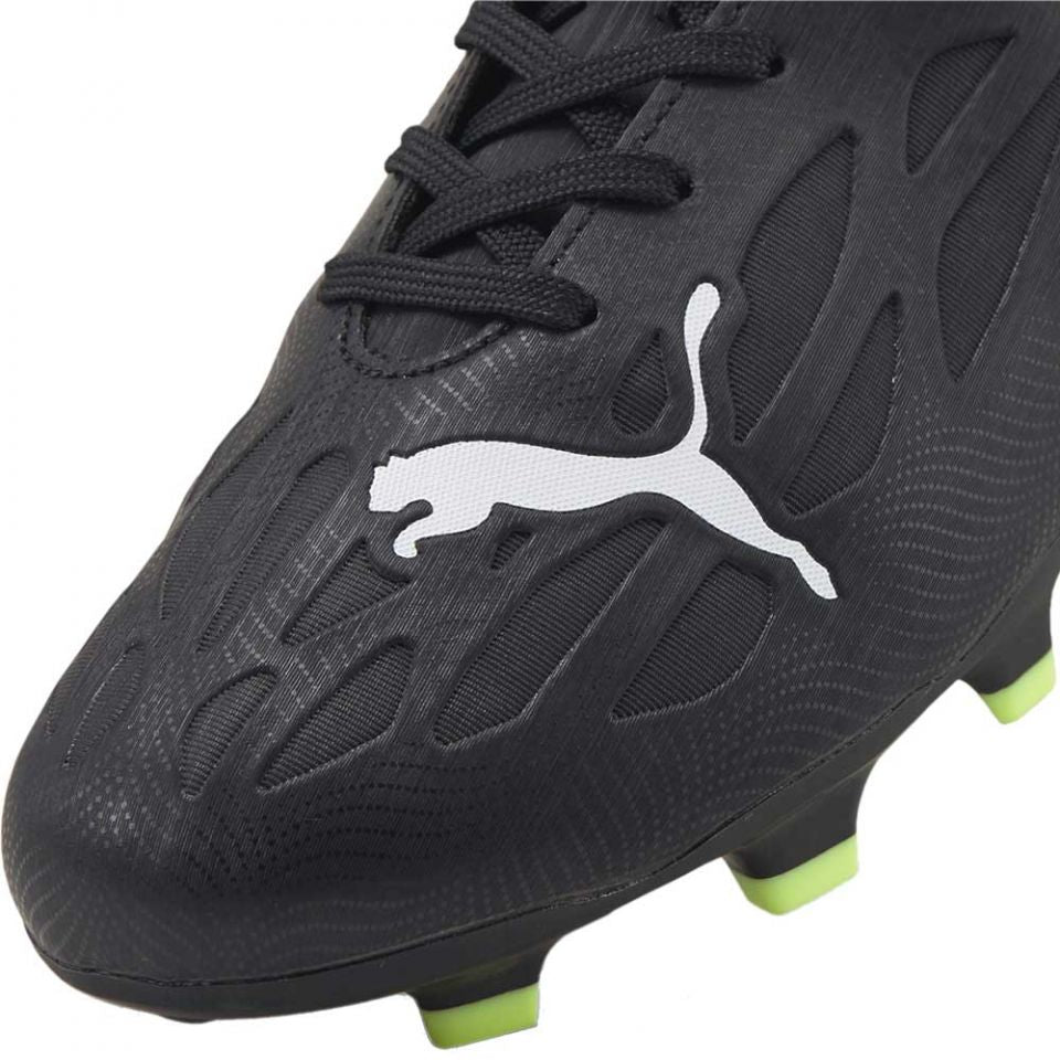Puma Ultra 4.4 FG/AG Junior Soccer Cleats - Black/White/Fizzy - Size 12C