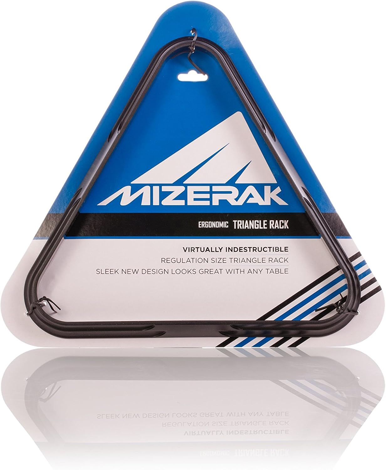 Mizerak Composite Ergonomic Billiard Ball Triangle Rack - Black