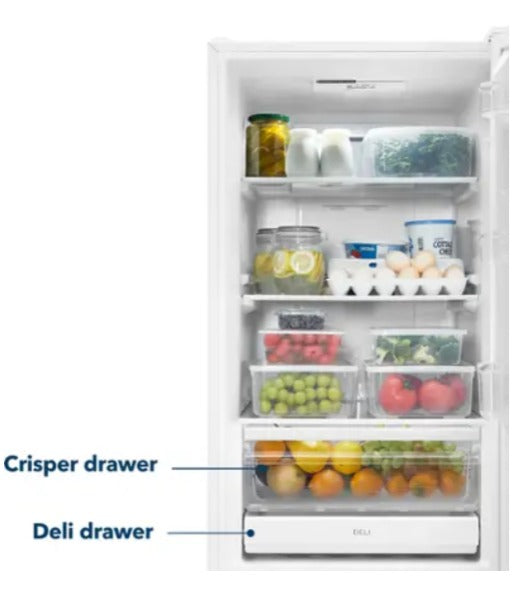 Insignia 11.5 Cu. Ft. Bottom Mount Refrigerator, Energy Star Certified - White