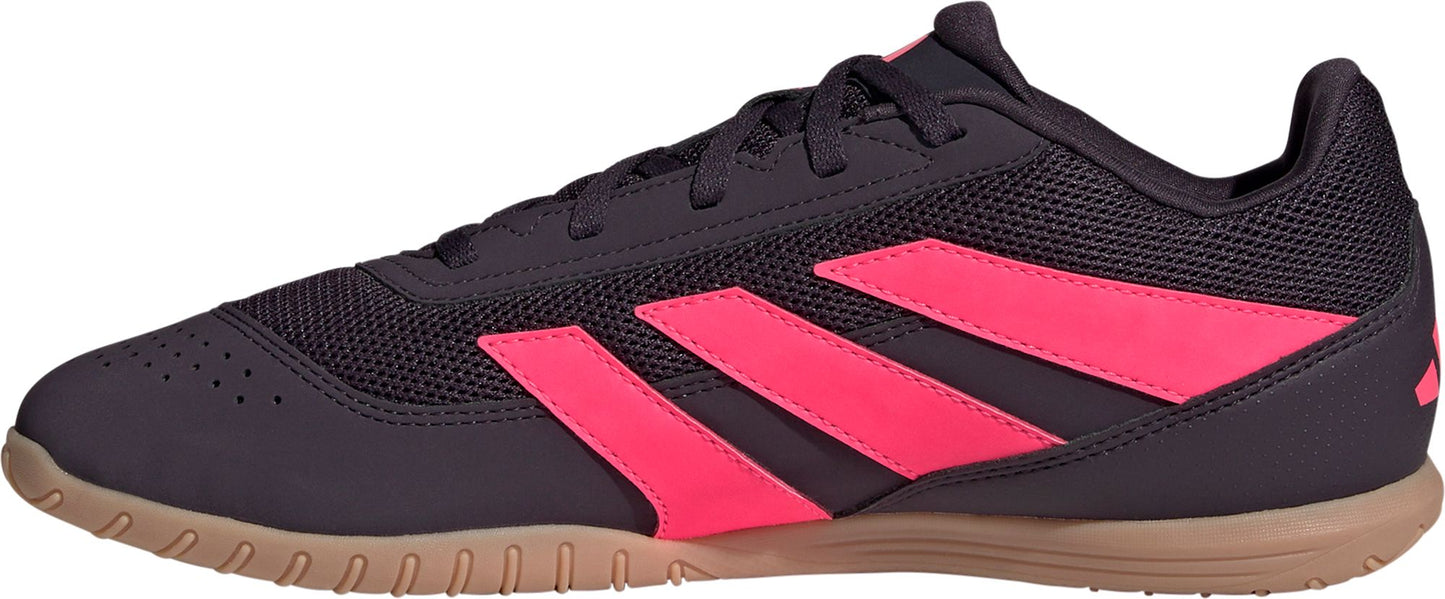 Adidas Predator Club Indoor Sala Soccer Shoes - Aurora Black/Turbo/Gum, 8M/9W