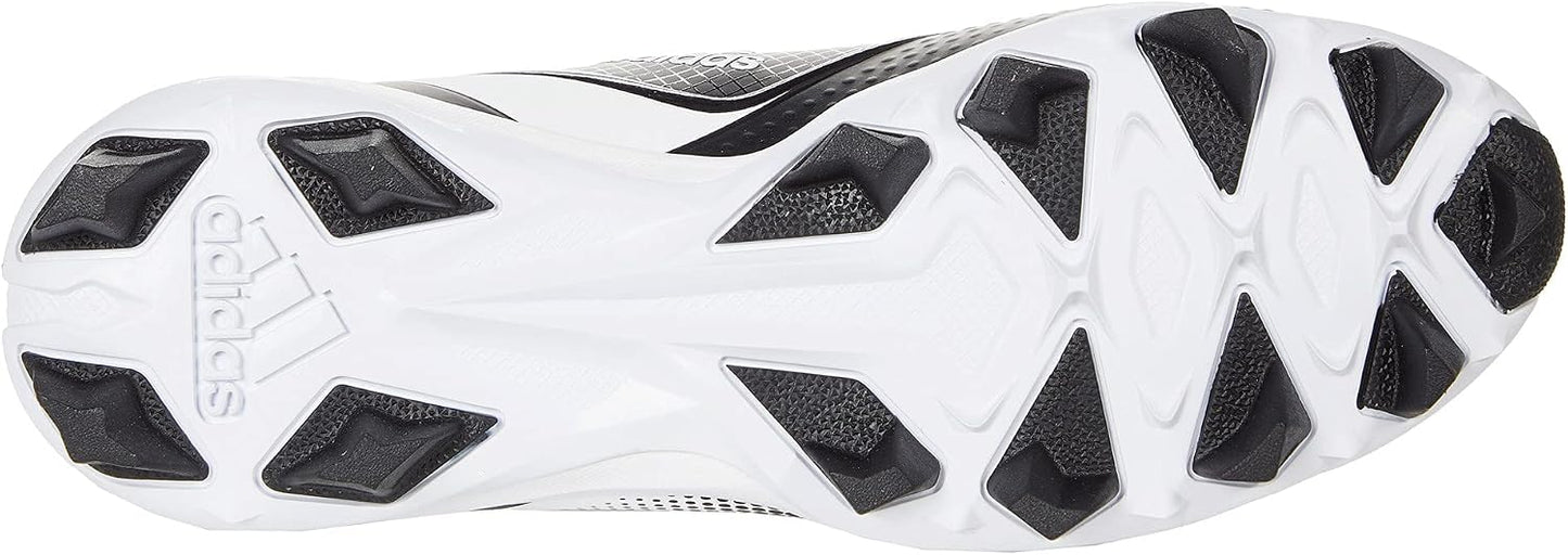 Adidas Men's Icon 7 MD Baseball Cleats - Black/White, Size 8