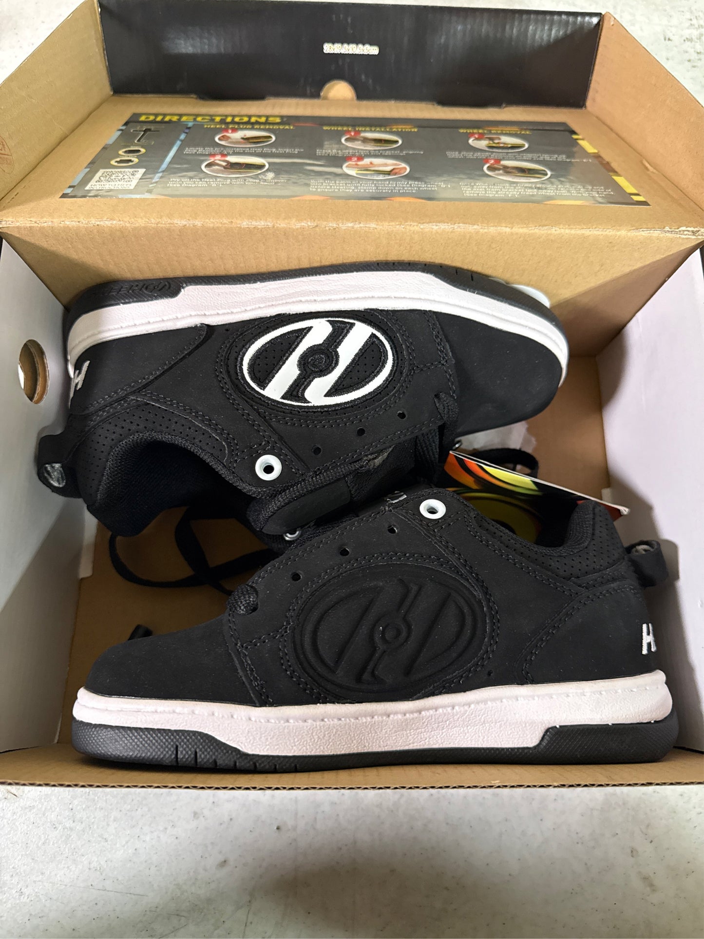 Heelys Kids' Pro 20 Skate Sneakers - Black/White/Red, Size 13C