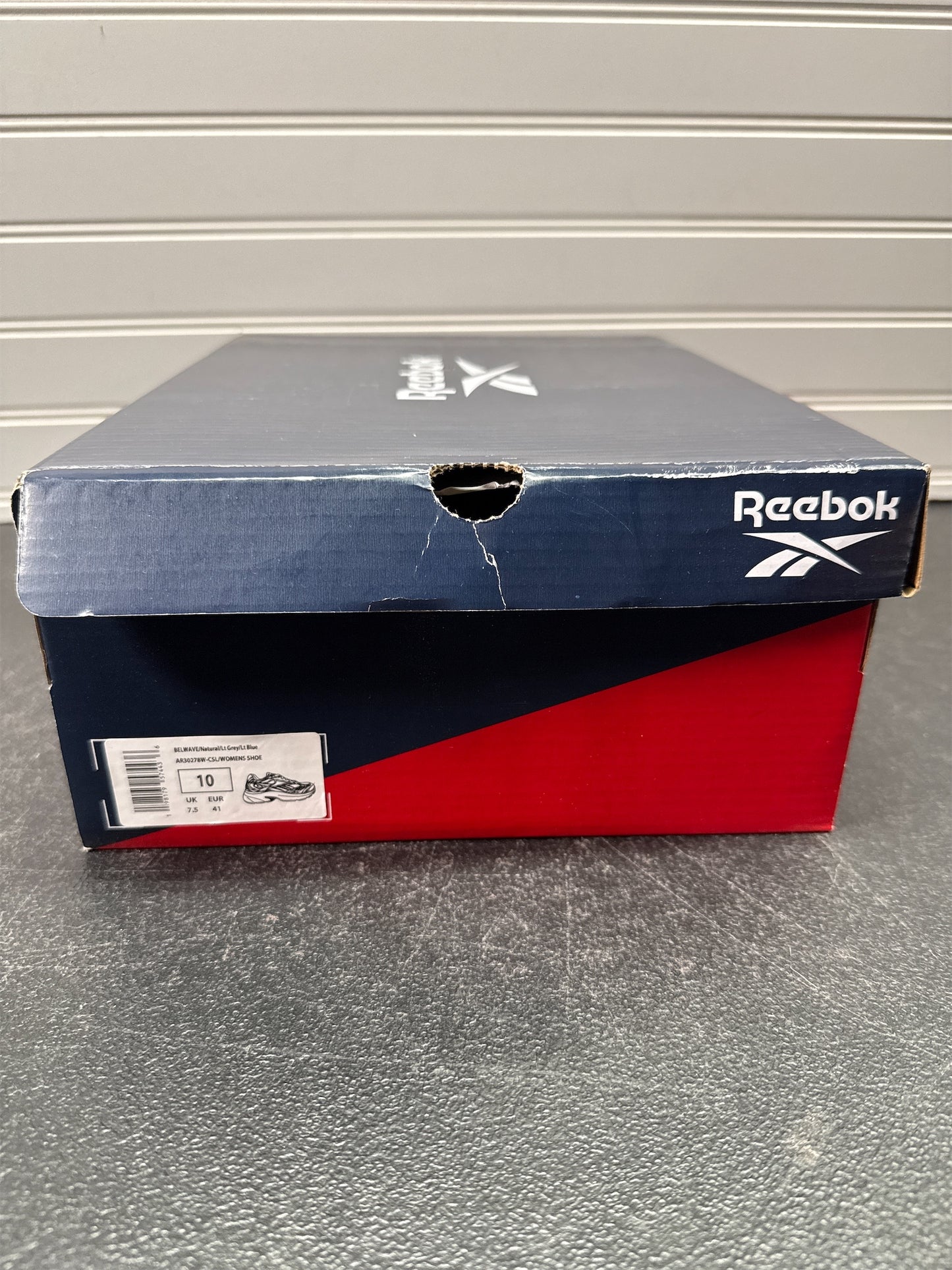 Reebok Belwave Women's Training Shoes - White/Lt Grey/Lt Blue, Size 10