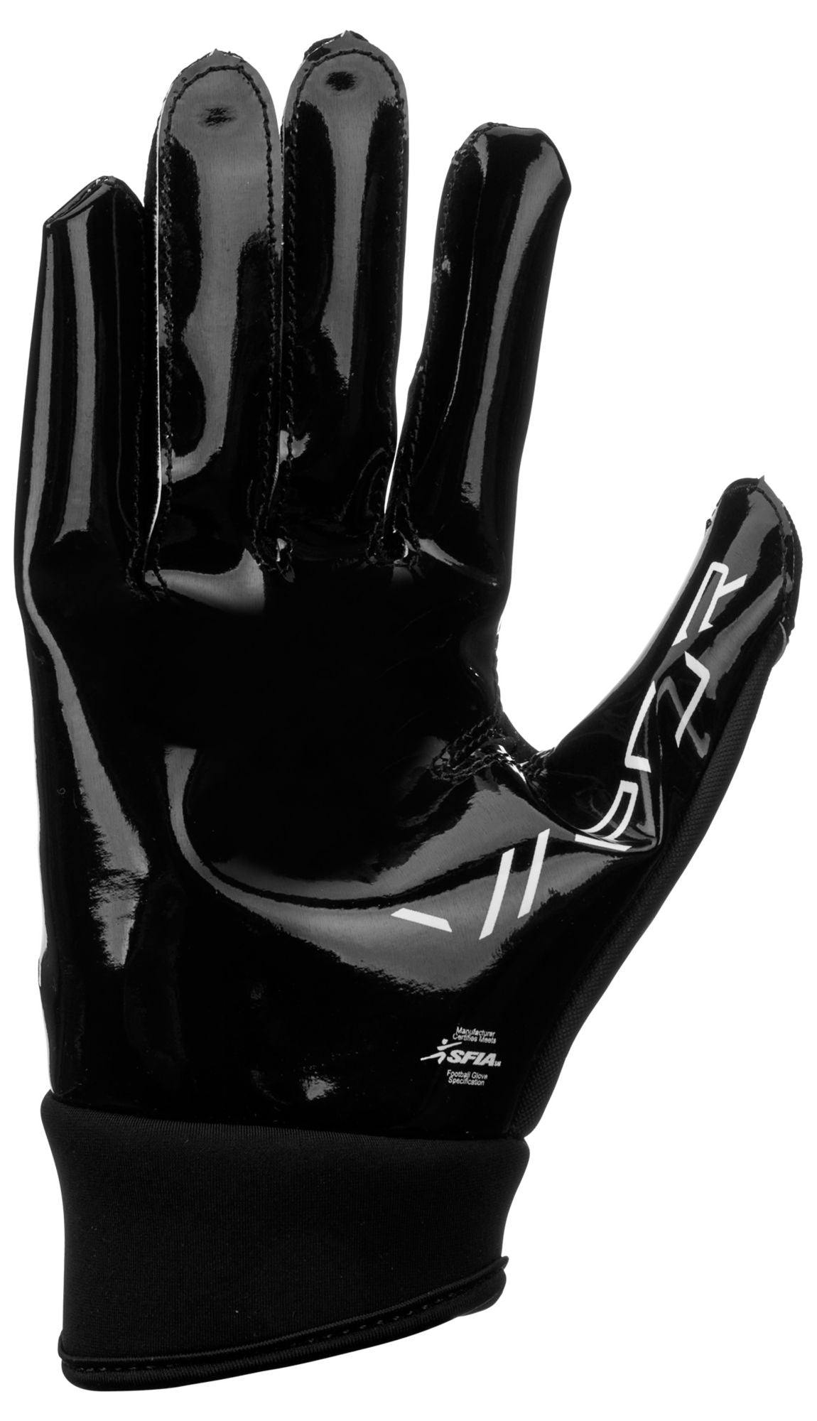 Nike Vapor Jet 8.0 Youth Football Gloves - Black/White, Medium
