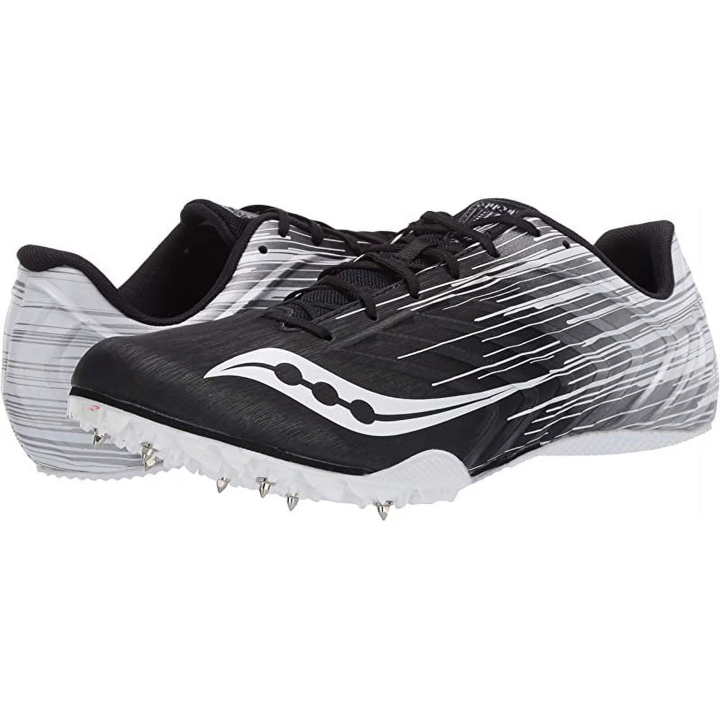 Saucony Unisex Spitfire 5 Track & Field Spikes - Black/White, Size 10