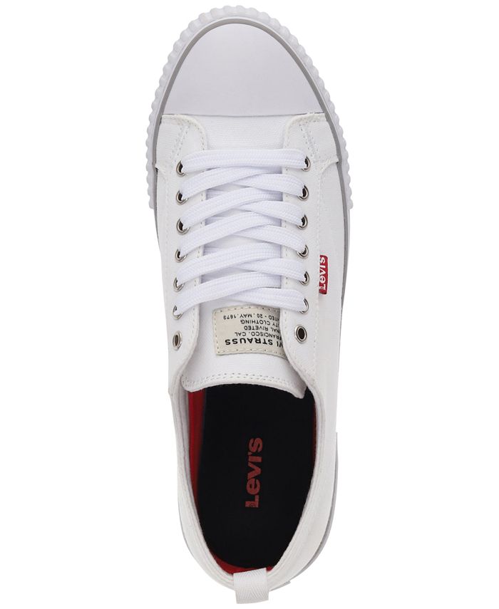 Levi's Men's Anikin C CVS Low Top Sneakers - White, Size 10