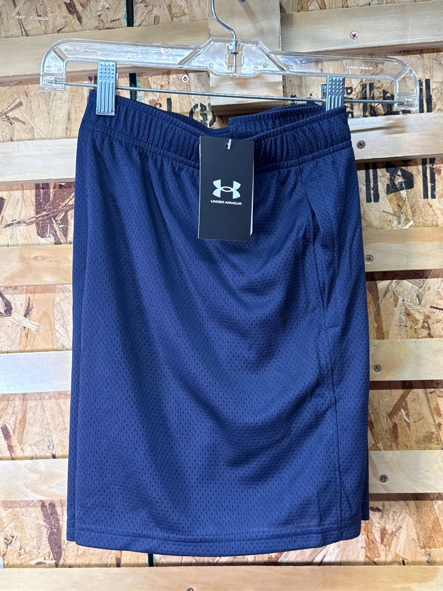 Under Armour Boys' Tech Mesh Athletic Shorts - Midnight Navy, XL