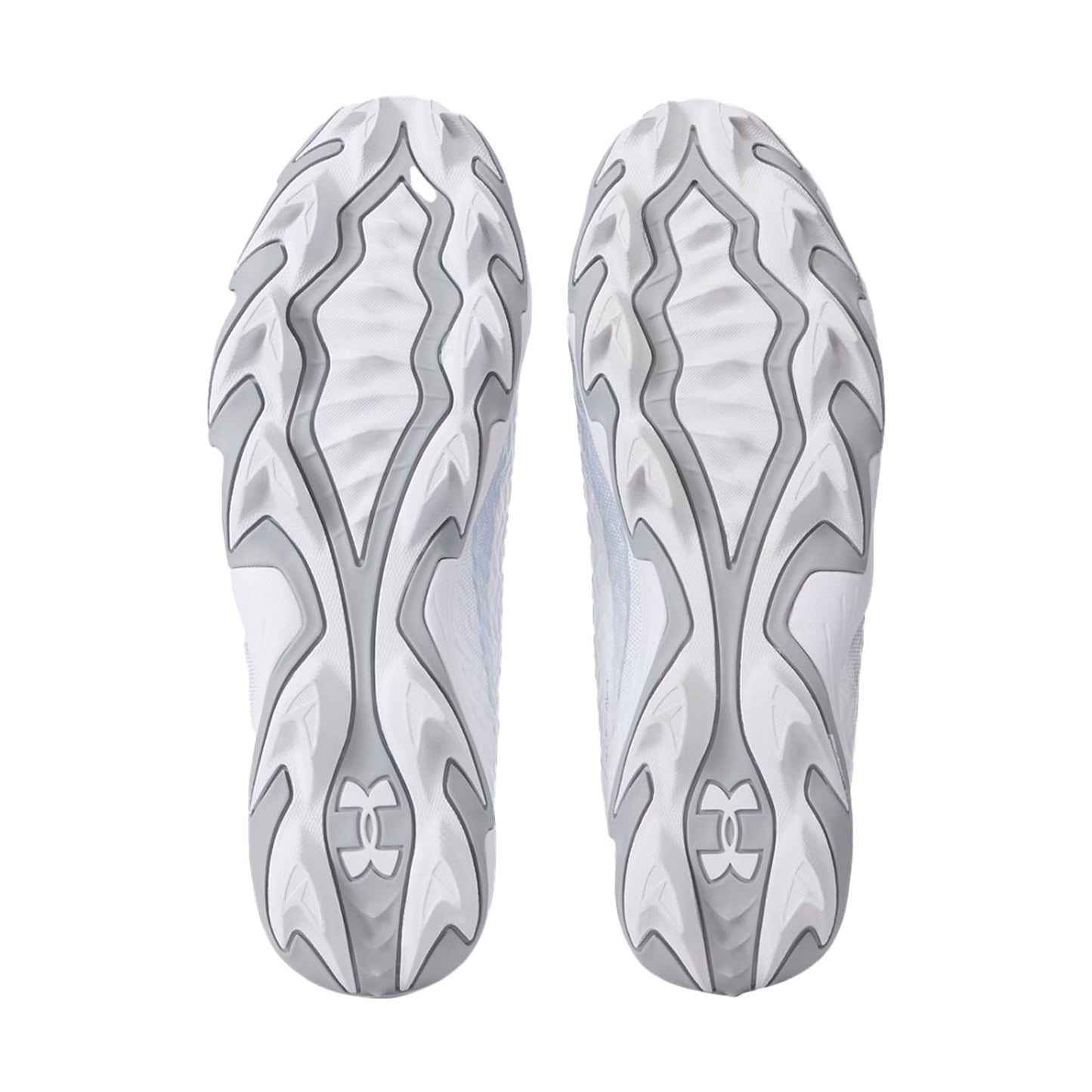 Under Armour Spotlight Hammer Men's Football Cleats - White/Silver, Size 8