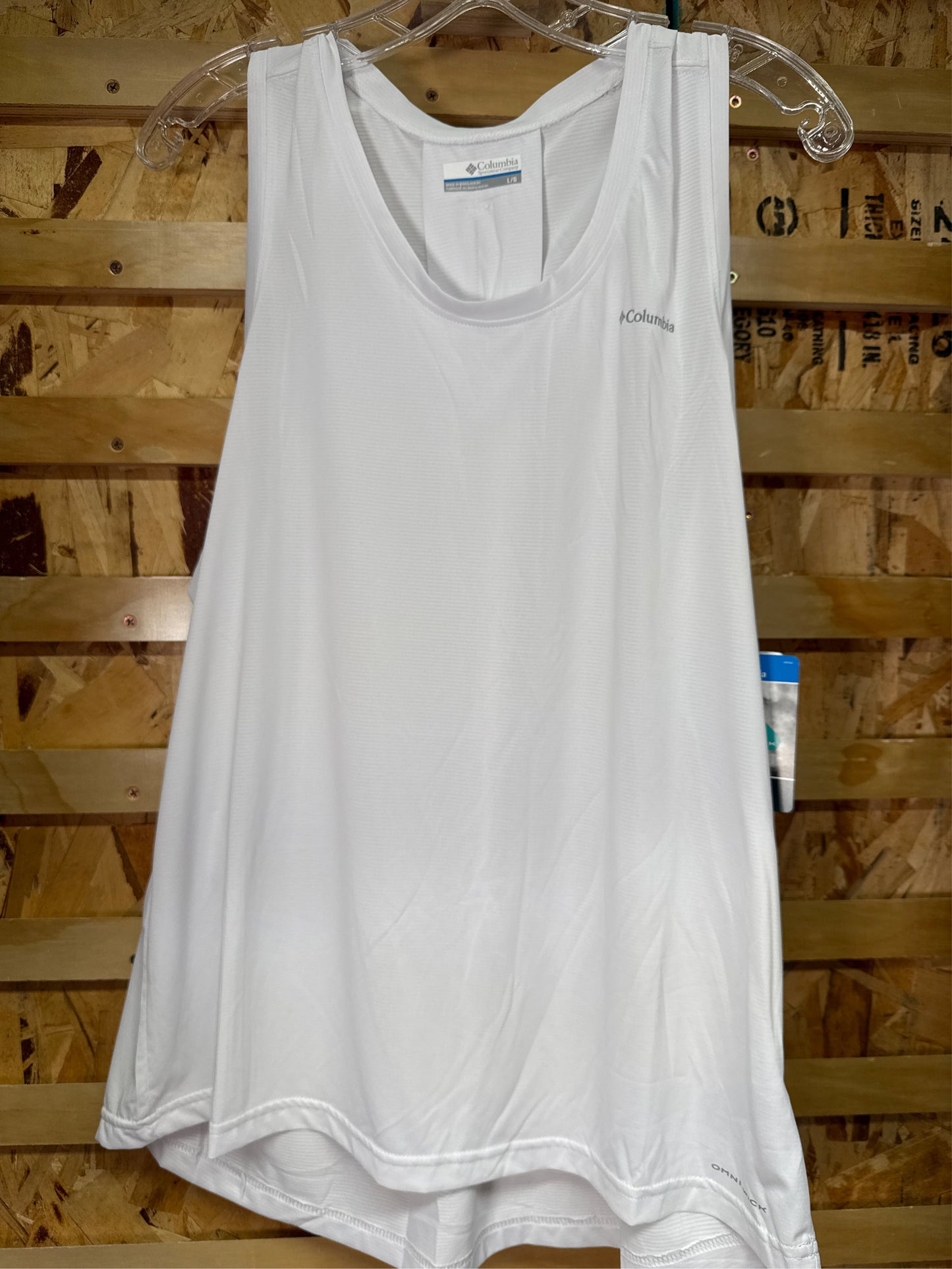 Columbia Women's Hike Performance Tank Top - White, Size Large