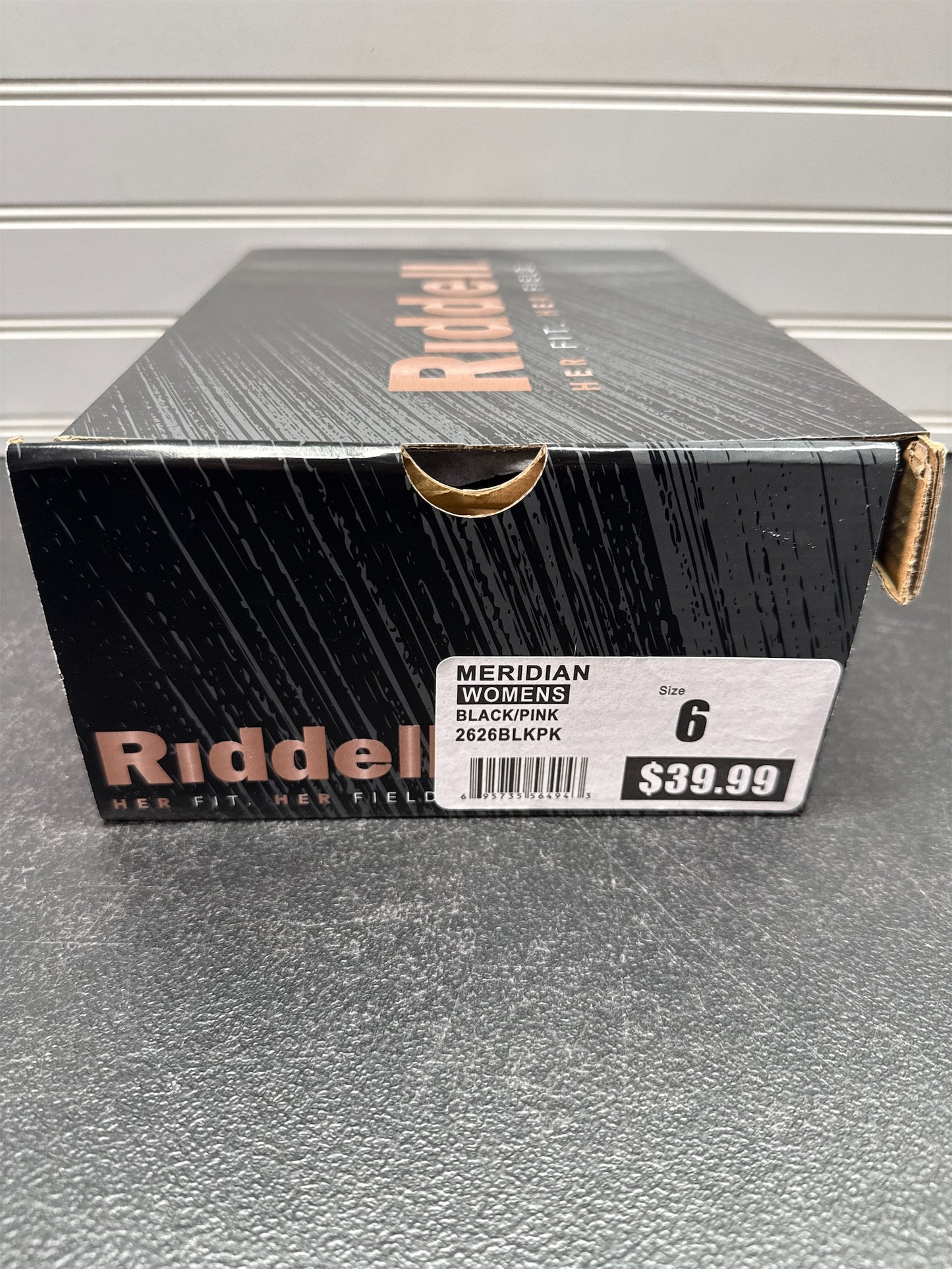 Riddell Meridian TPU Women's Flag Football Cleats - Black/Pink, Size 6