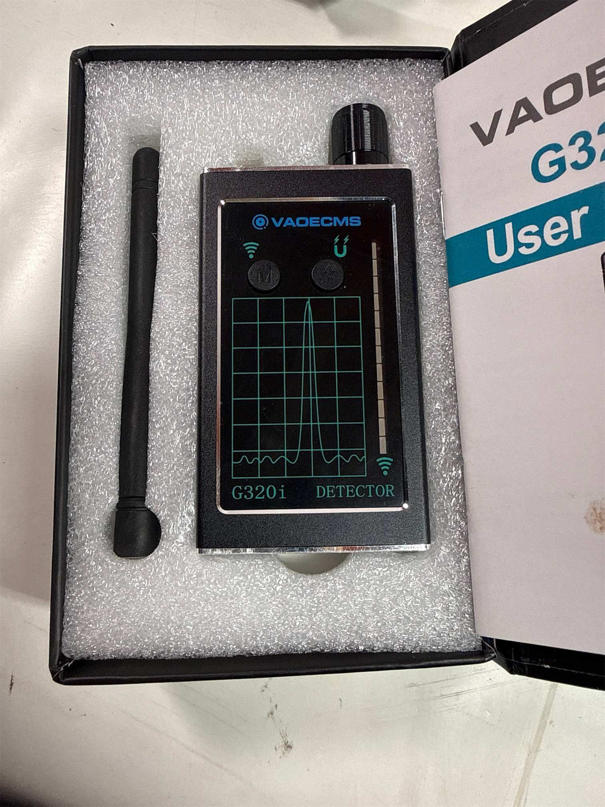 Vaoecms G320i Hidden Device Detector - RF Signal & Bug Finder
