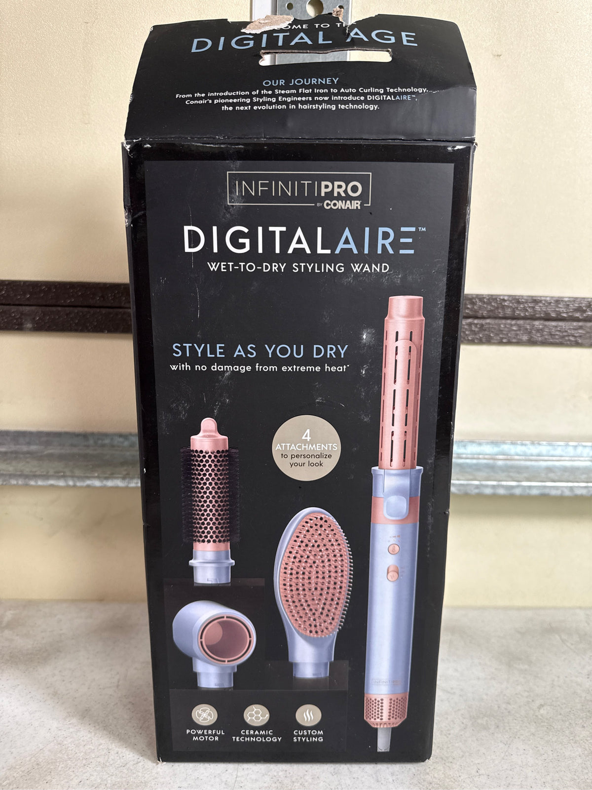 InfinitiPRO by Conair DigitalAIRE 1200W Multi-Attachment Styling System