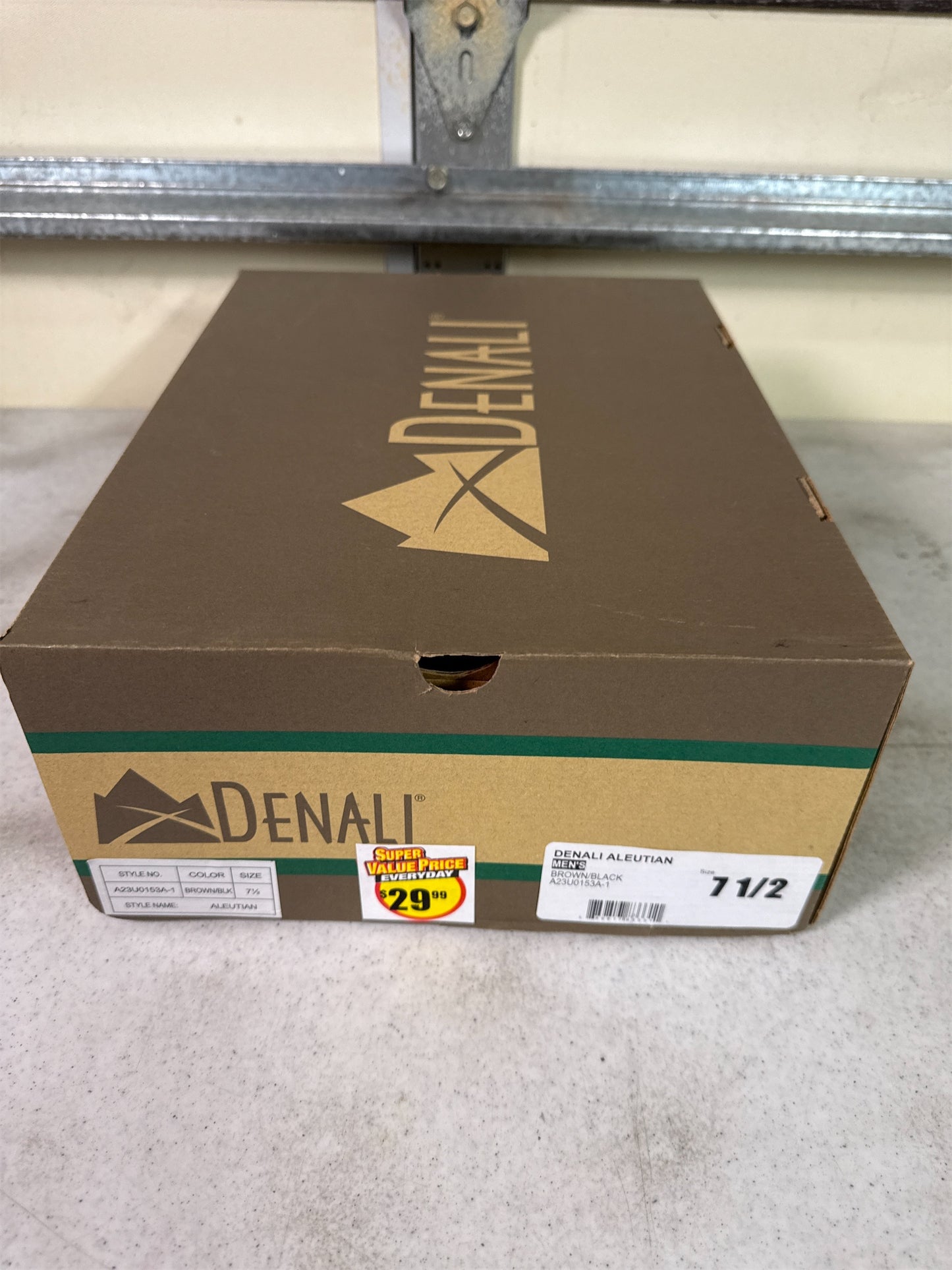 Denali Aleutian Men's Outdoor Slip-On Shoes - Brown/Black, Size 7.5