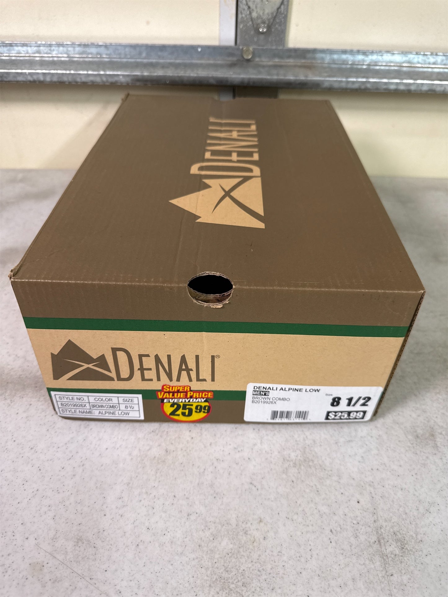 Denali Alpine Low Men's Hiking Shoes - Brown Combo, Size 8.5