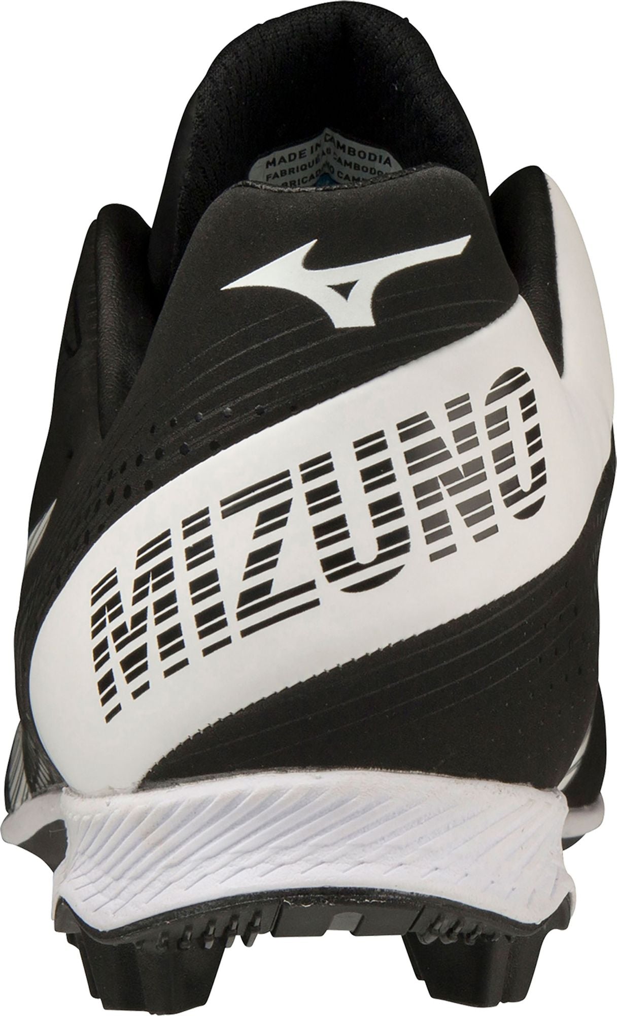 Mizuno Women's Wave Finch LightRevo TPU Softball Cleats - Black/White, Size 7