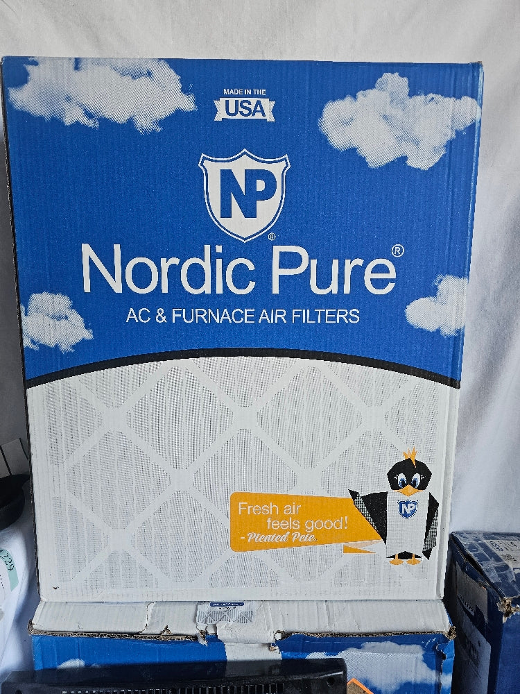 Nordic Pure 16x25x5 MERV 12 Pleated AC & Furnace Air Filter, 1-Pack