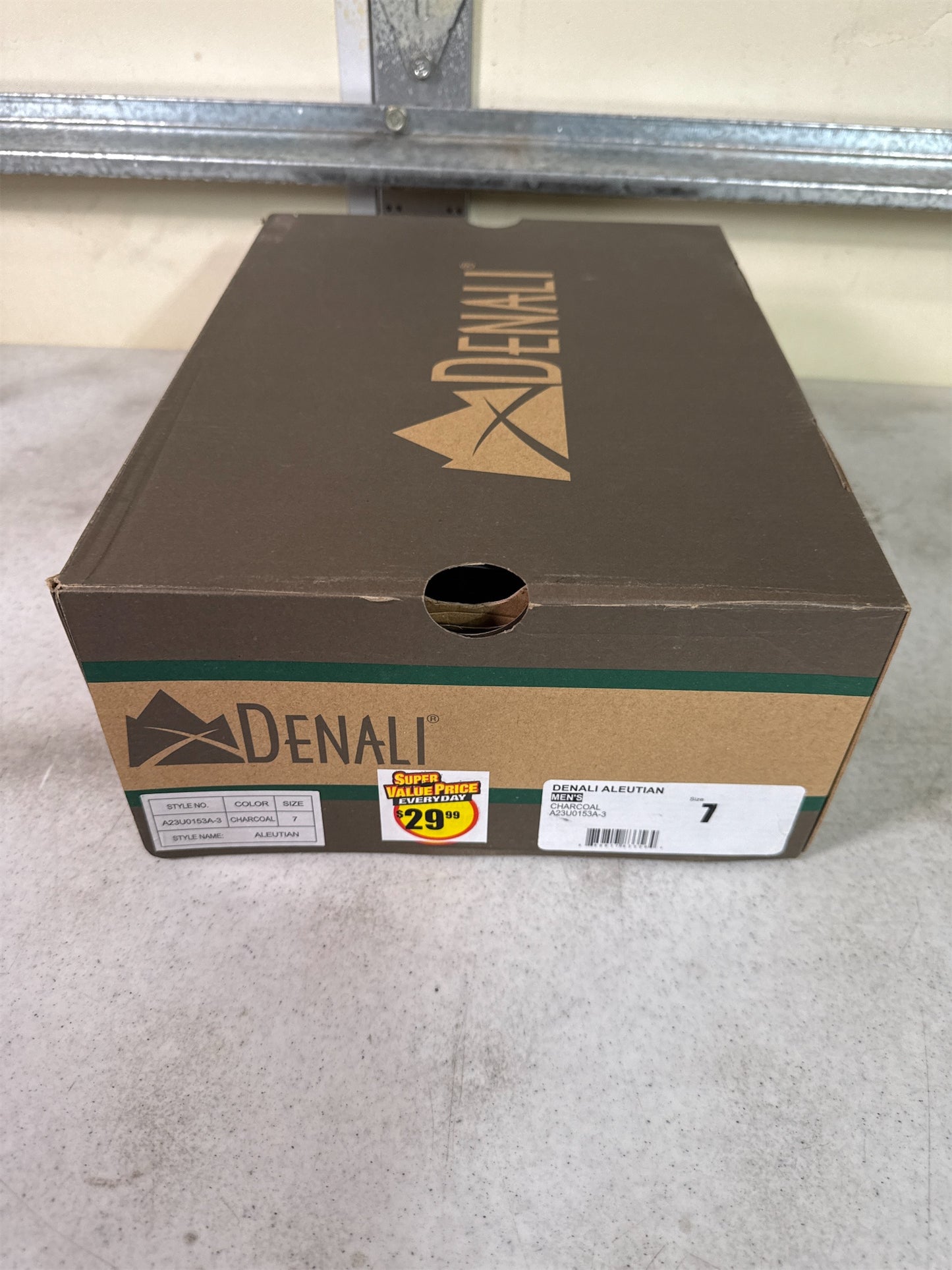 Denali Aleutian Men's Outdoor Slip-On Shoes - Charcoal, Size 7