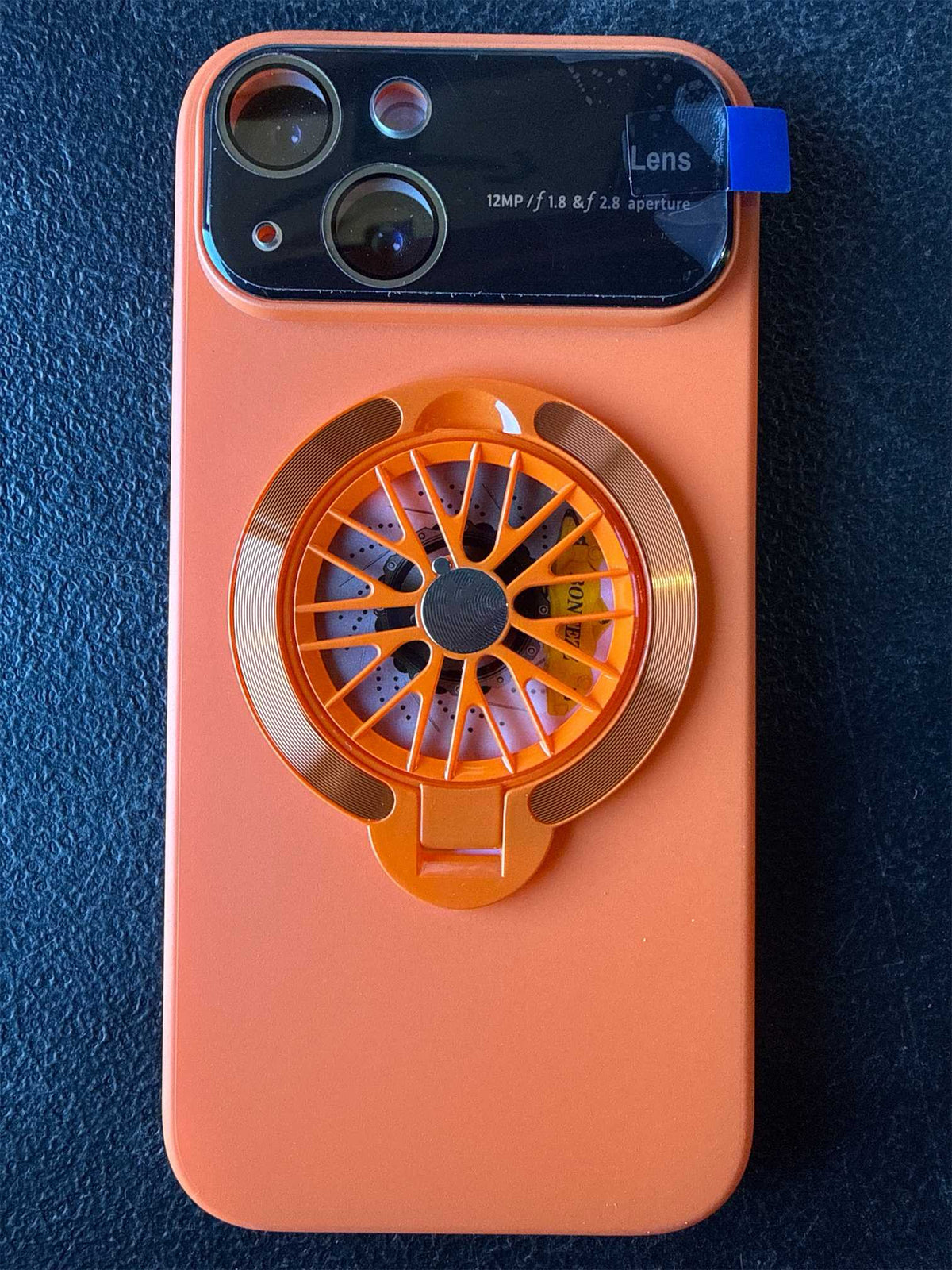 Magnetic Kickstand Case for iPhone 15 Series - Orange