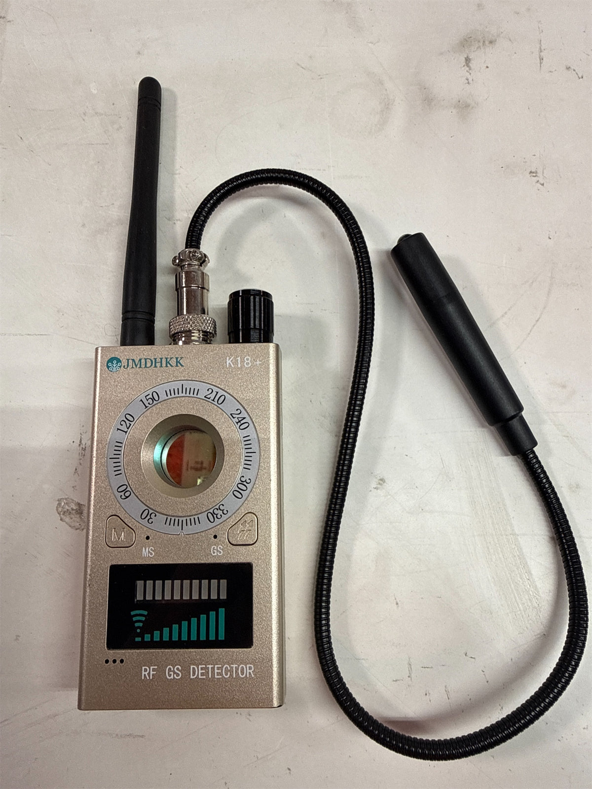 JMDHKK K68+ Anti-Spy Hidden Camera and Bug Detector - Silver