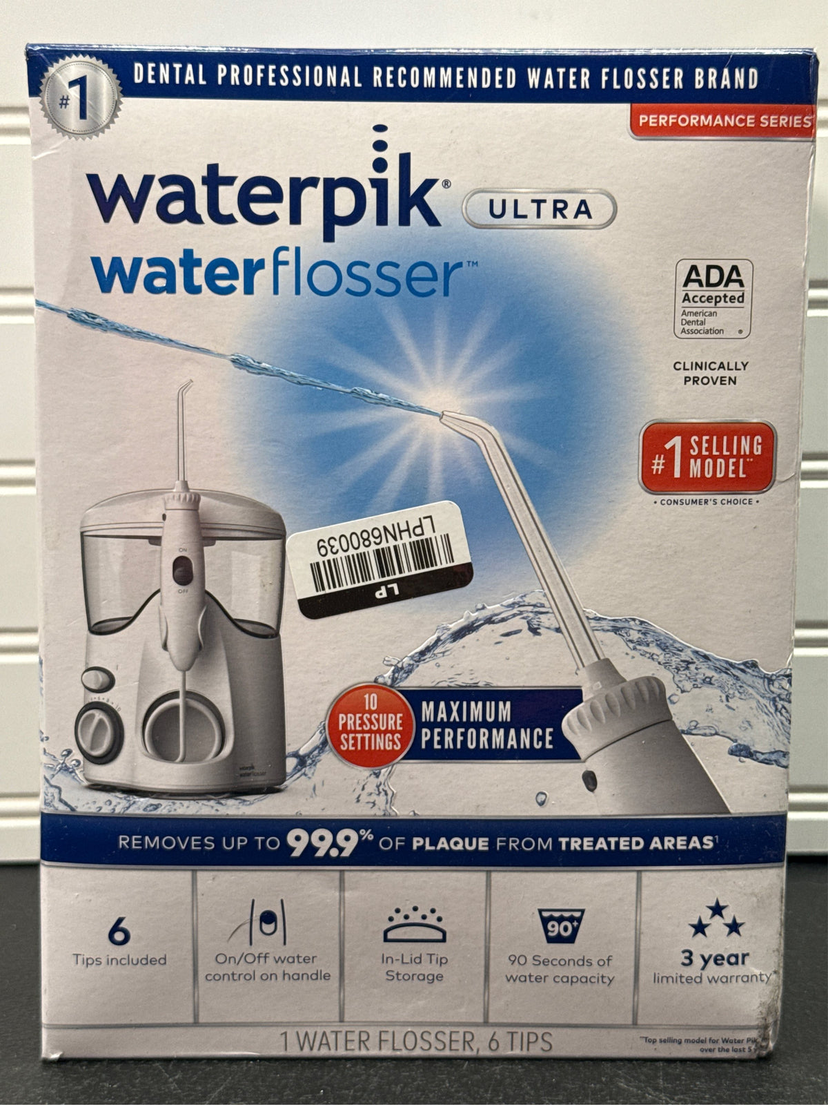 Waterpik WP-100 Ultra Water Flosser with 6 Tips