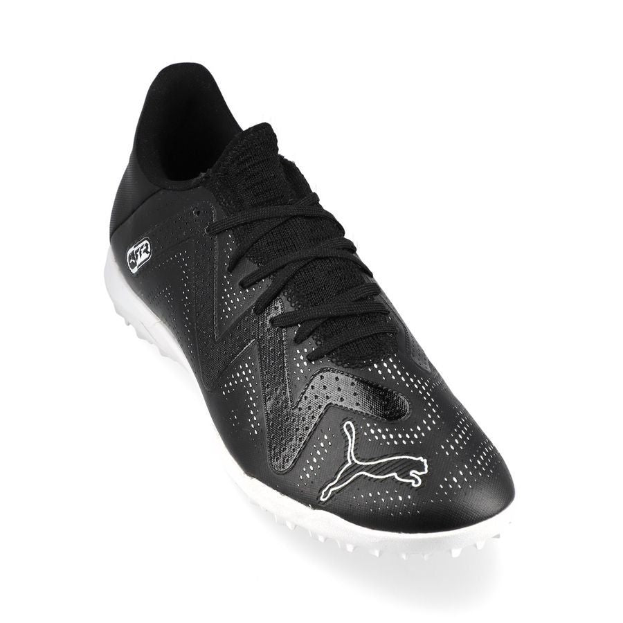 Puma Future Play IT Junior Soccer Shoes - Black/White, Youth Size 5.5