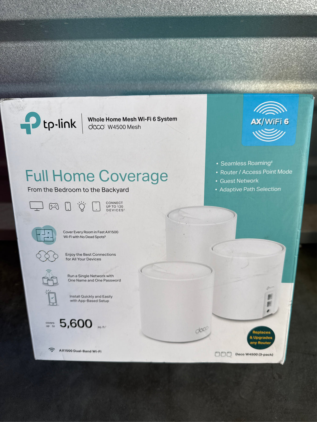 TP-Link Deco AX1500 Whole Home Mesh Wi-Fi 6 System (3-Pack)