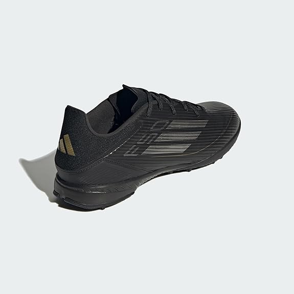 Adidas F50 League Turf Soccer Shoes - Black/Gold - Unisex 8M/9W