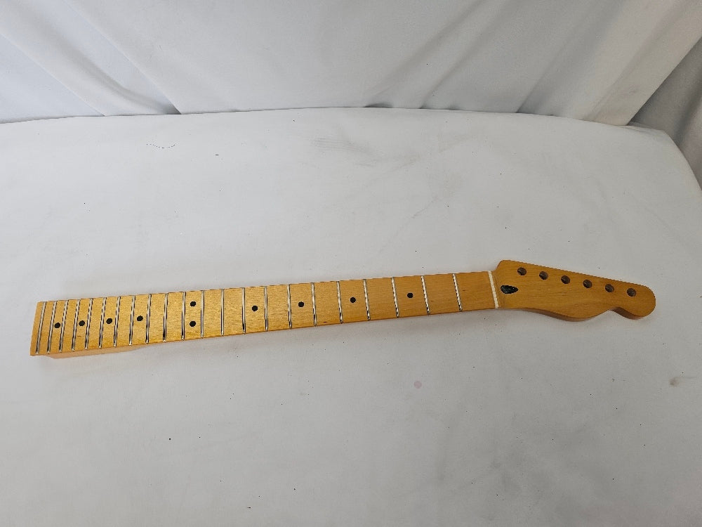 Renhuavoy 22-Fret Electric Guitar Neck Replacement - Matte Yellow