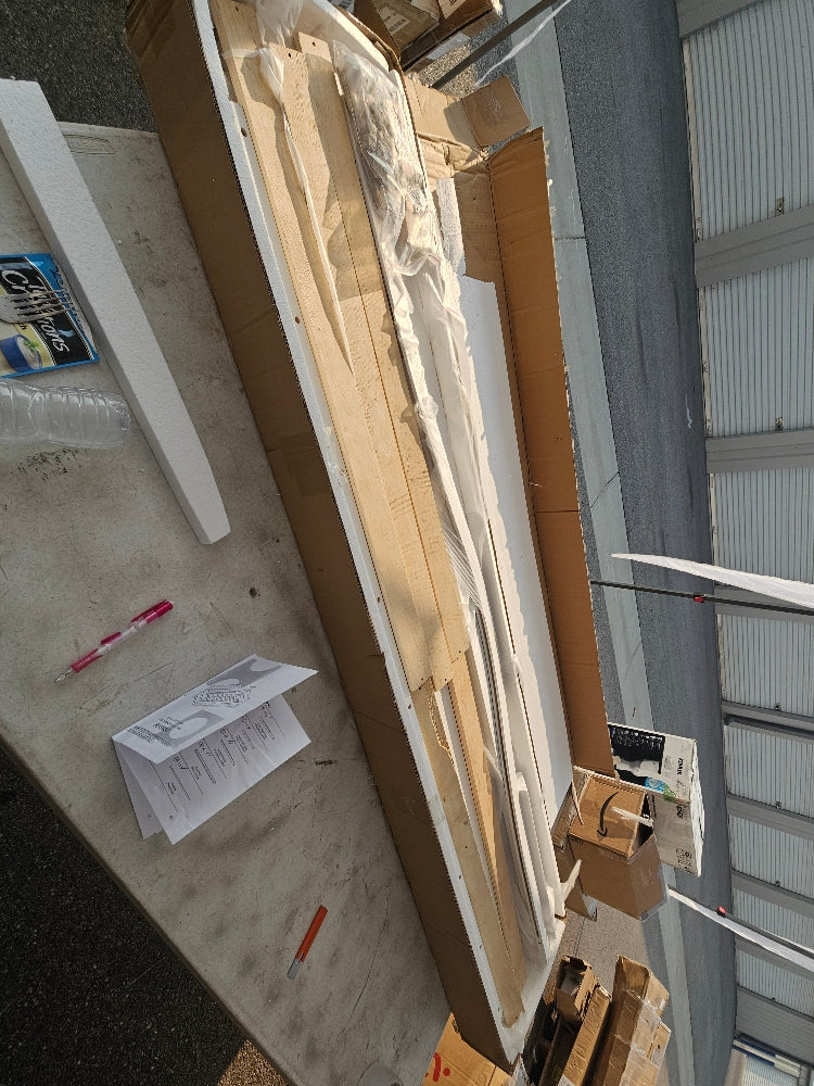 Costway Twin Size Solid Wood Daybed with Pull-Out Trundle - White