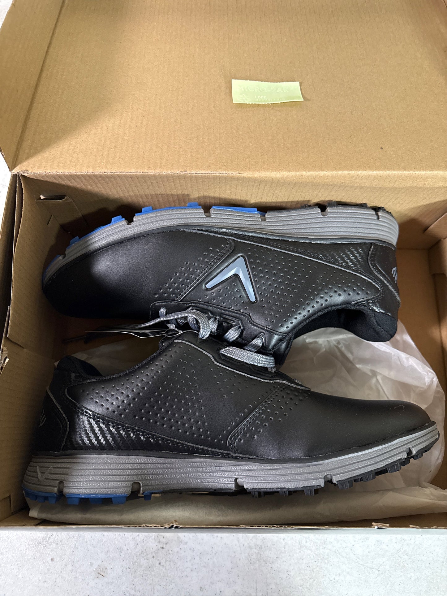 Callaway Men's Balboa Sport Golf Shoes - Black/Grey, Size 8