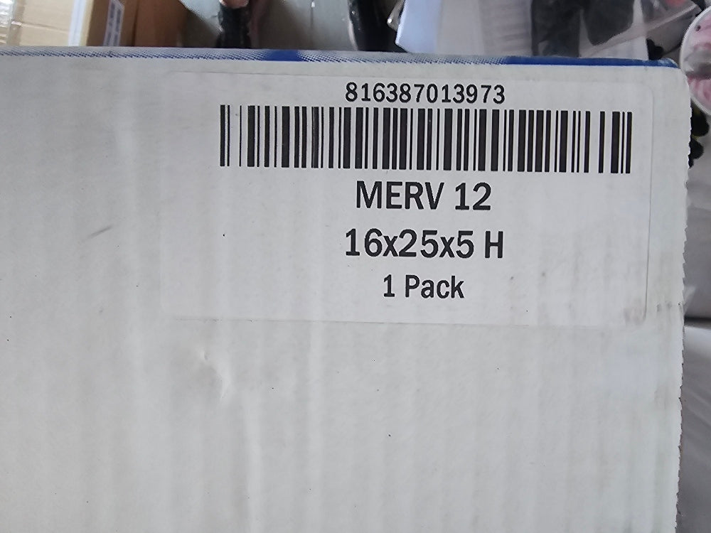 Nordic Pure 16x25x5 MERV 12 Pleated AC & Furnace Air Filter, 1-Pack