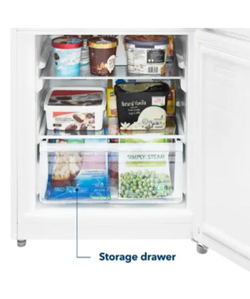 Insignia 11.5 Cu. Ft. Bottom Mount Refrigerator, Energy Star Certified - White