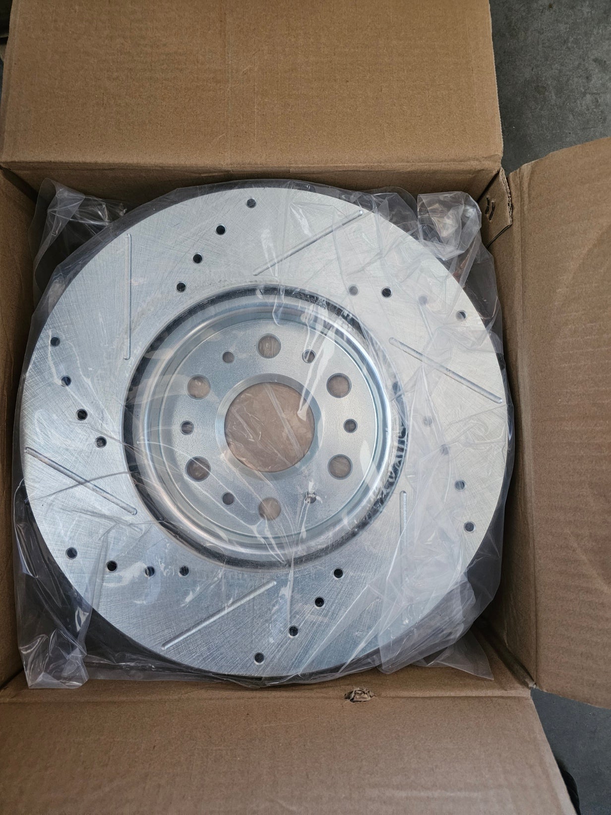 Power Stop Evolution Drilled & Slotted Front Brake Rotors - Pair (AR82192XPR)