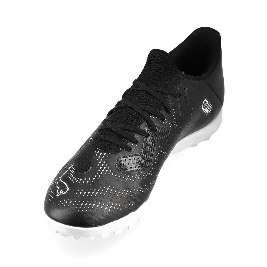 Puma Future Play IT Junior Soccer Shoes - Black/White, Youth Size 5.5