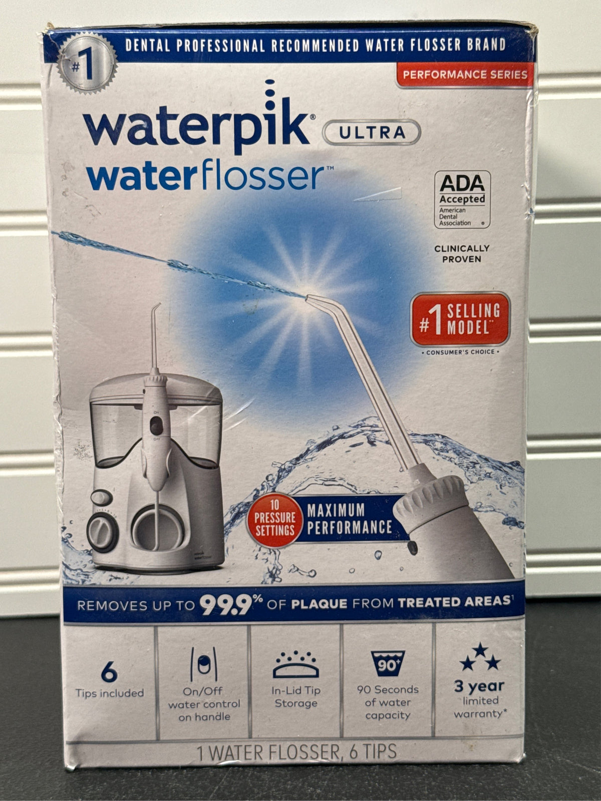 Waterpik WP-100 Ultra Water Flosser with 6 Tips