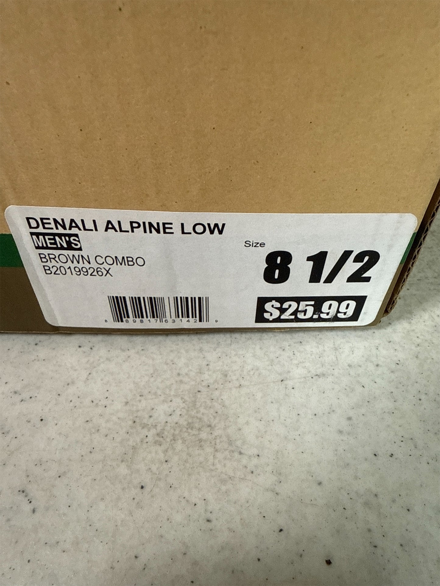 Denali Alpine Low Men's Hiking Shoes - Brown Combo, Size 8.5