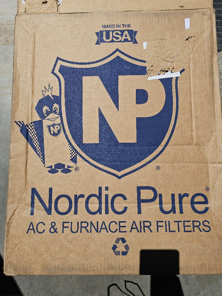 Nordic Pure 20x25x5 MERV 12 Pleated Carbon AC Furnace Air Filters, 2-Pack