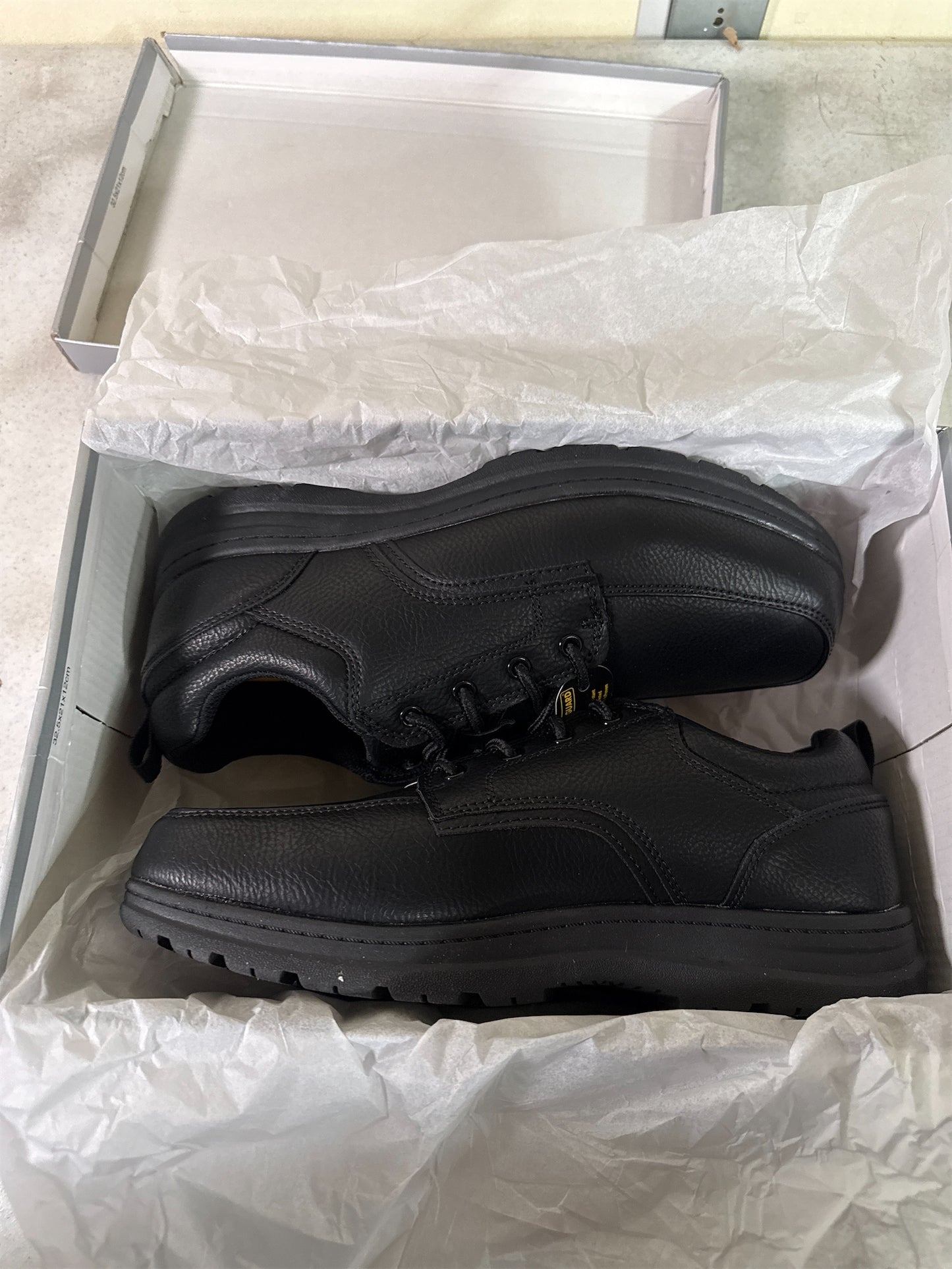 Perry Ellis Eldridge Men's Slip-Resistant Casual Shoes - Black, Size 8