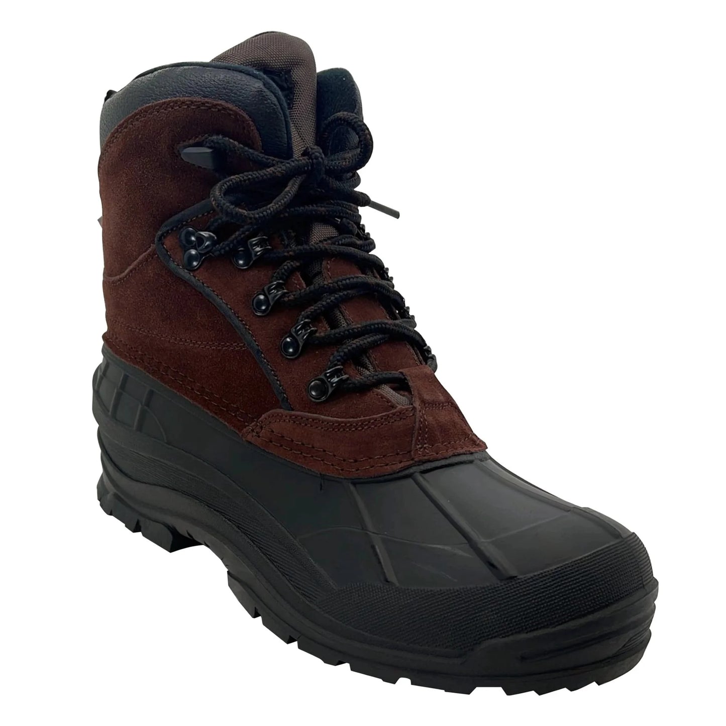 TOTES Men's Mammoth Waterproof Winter Boots - Dark Brown, Size 8M