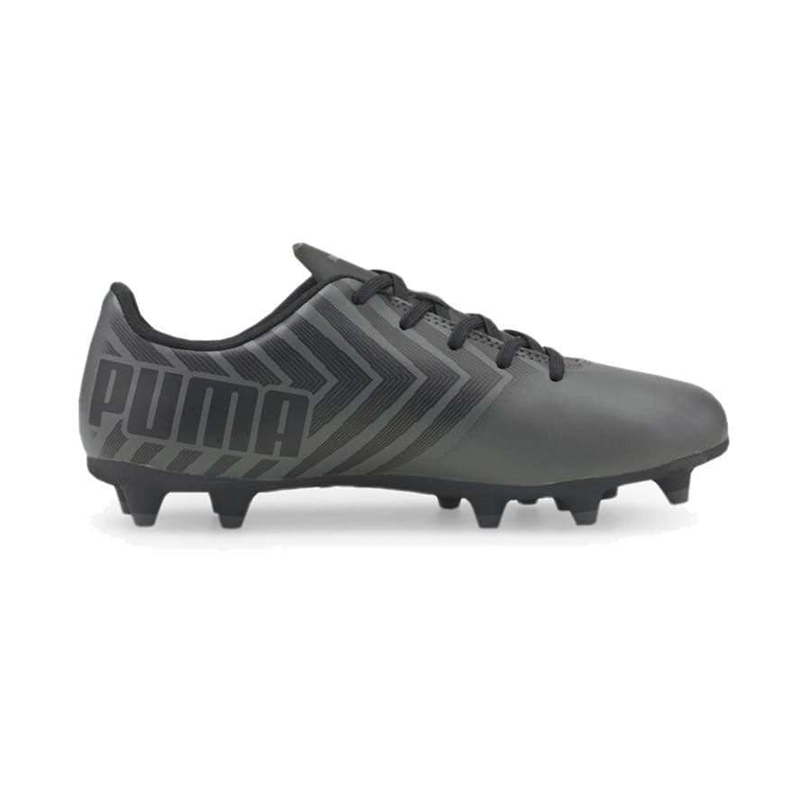 Puma Tacto 2 FG/AG Junior Soccer Cleats - Black/Castlerock, Size 9