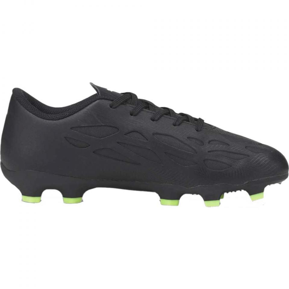 Puma Ultra 4.4 FG/AG Junior Soccer Cleats - Black/White/Fizzy - Size 12C