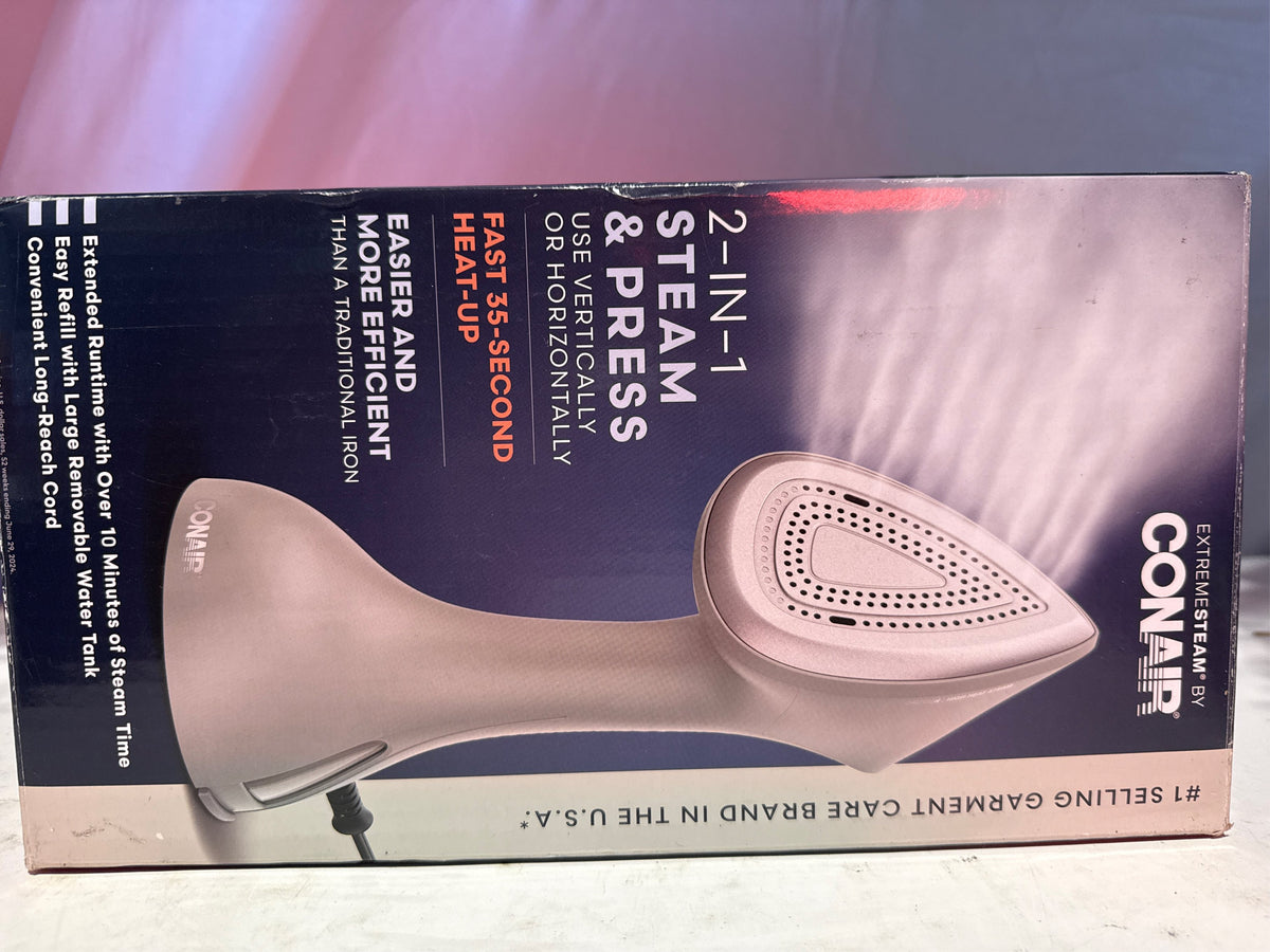 Conair ExtremeSteam 2-in-1 Handheld Garment Steamer & Iron - Pistachio Green