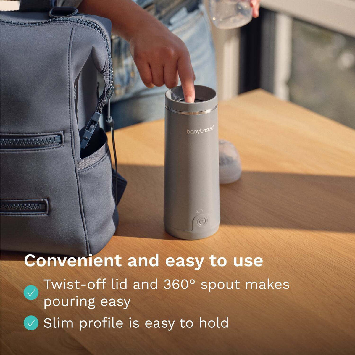 Baby Brezza SuperFast Portable Baby Bottle Warmer - Black